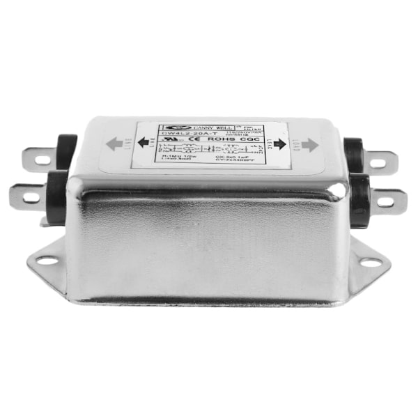 Power EMI-filter CW4L2-20A-T Monofasic Enhanced AC 220V 50/60 HZ