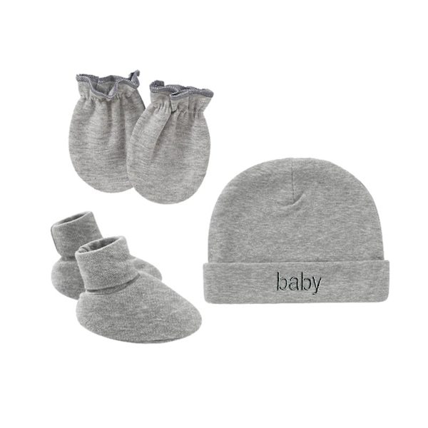 Baby Newborn Bomuldshat Handsker Dæksæt Nyfødt Enkeltlags Sæt Til Baby Piger Drenge Fødsel Hold Varm Tøj Tilbehør