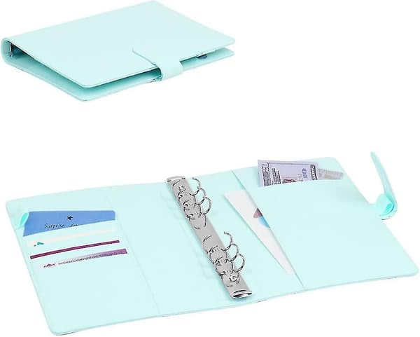 A5 Dagbogsbinderomslag Pu Læderringbind 6 Ringe Genopfyldeligt notesbogsbind
