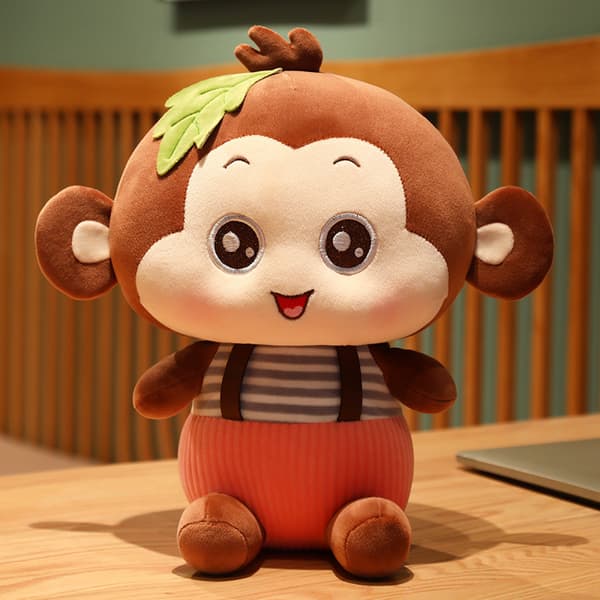 Monkey Gosedjur Söt Monkey Plyschdocka Mjuk Monkey An