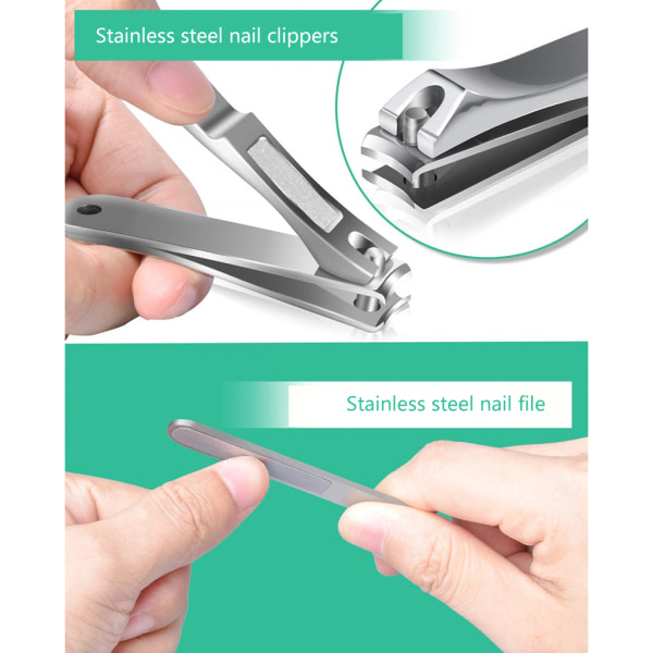 Nagelbandsborttagningssats Nagelklipptrimmer för inåtväxta naglar Pedikyr & manikyrkorrigering Fixer Fotvårdsverktyg