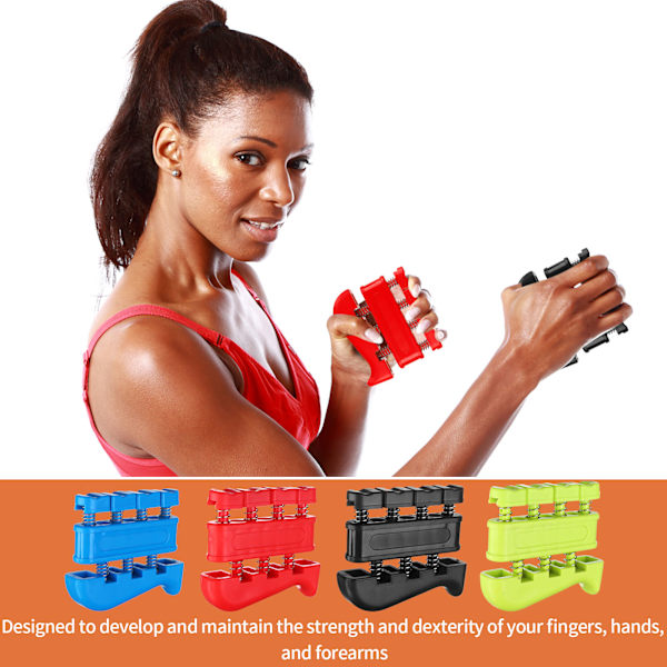 16 stk Hand Grip Strengthener Finger Strengthener Multicolor Multicolor 4PCS