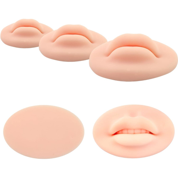 3D Open Mouth silikonihuulet harjoittelevat ihoa ja hampaita puolipysyvästi