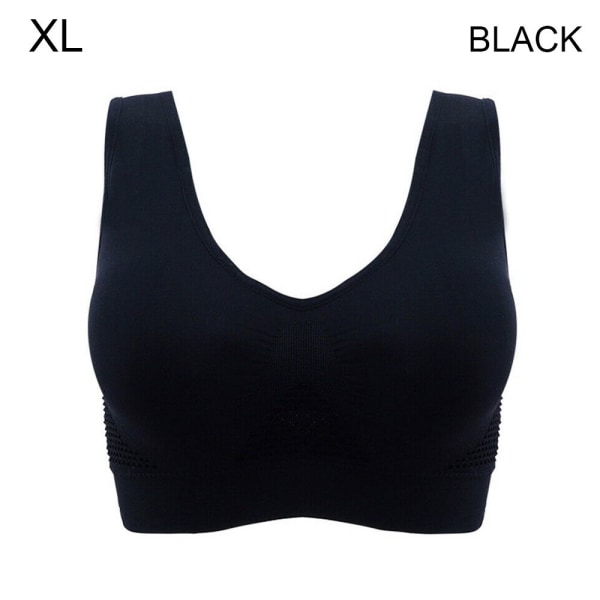 Urheiluliivit Push-Up Vest Iskunkestävät alusvaatteet MUSTA XL