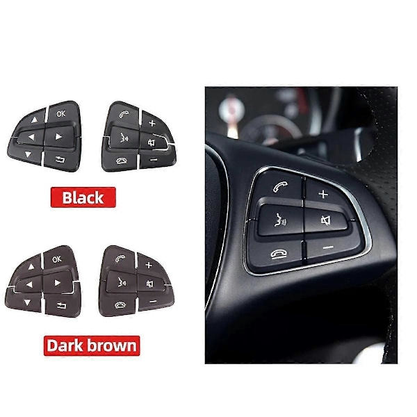 Multifunktionsknappar för ratt för AB GLA GLS W176 W246 W166 0999050600 0999050700 Bl