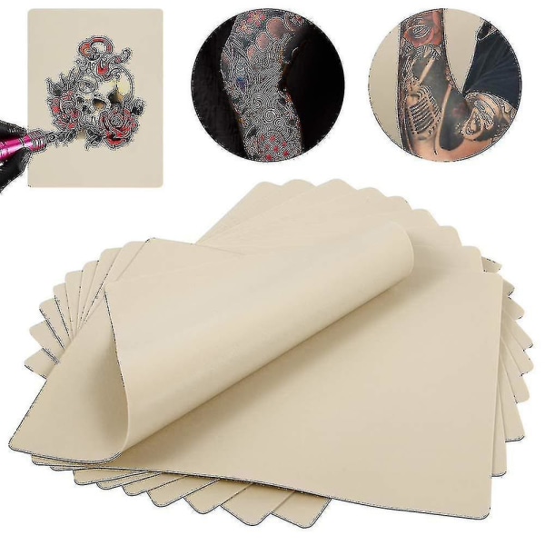 Blank Tattoo Skin Practice Fake Skin Tattoo Supplies Tattoo Kit (10 stycken)