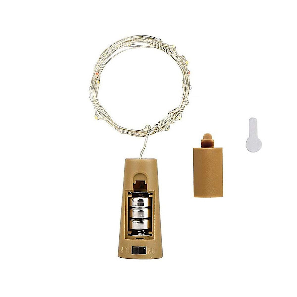 Pullon valot korkilla (16 kpl)