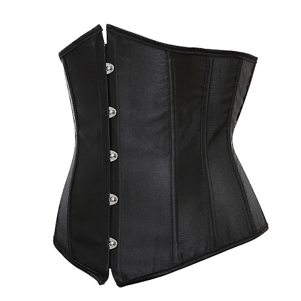 Gothic Style Underbust Korsett och Waist Cincher Top för kroppsformning och träning 3XL