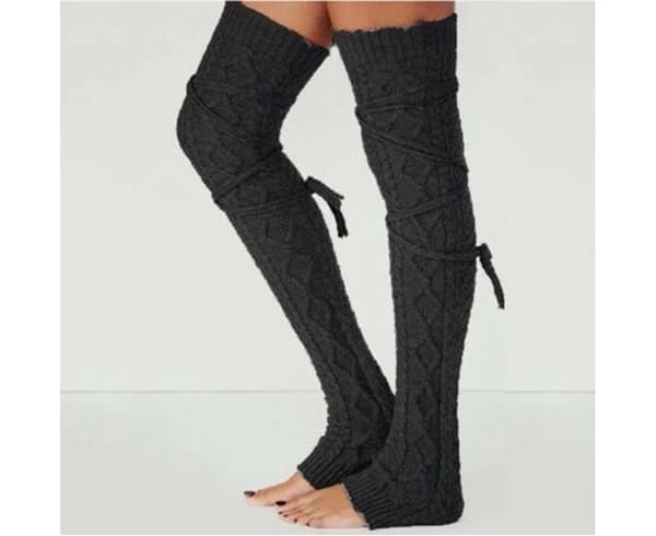 Pile Knit Sukat Mustat
