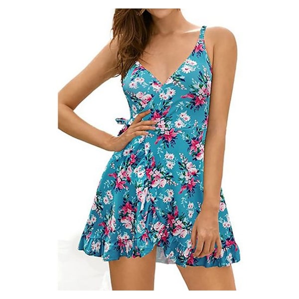 Kvinders V-hals Cross Strap One Piece Badedragt
