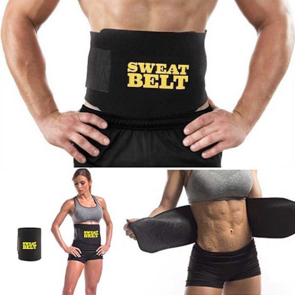 Waist Trimmer Trainer Shapewear Stretch Smal Midja svart black