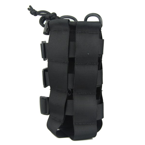 Multifunktionell vattenflaskhållare påse Justerbar vattenkokare med dubbla fatspännen utomhus Green Green Without Shoulder Strap