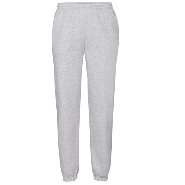 Fruit Of The Loom Joggingbyxor/joggingbot för män Elasticed Cuff Heather Grey Heather Grey M