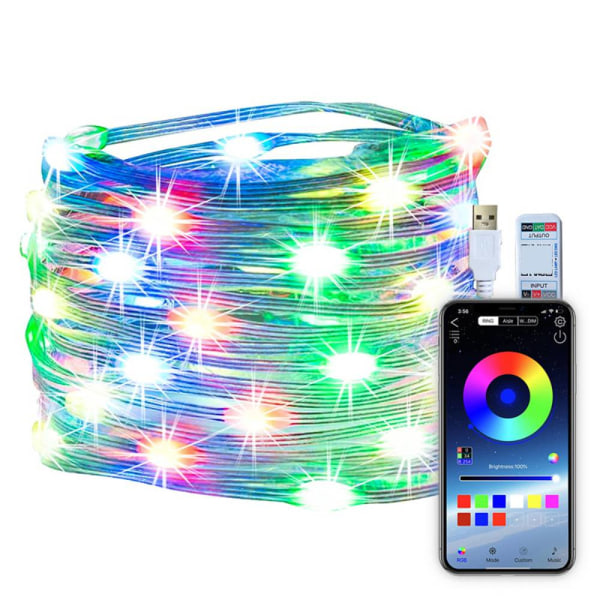 Camping Symphony Flow Water Light String, Mobile APP Colorf Colorful Bluetooth APP