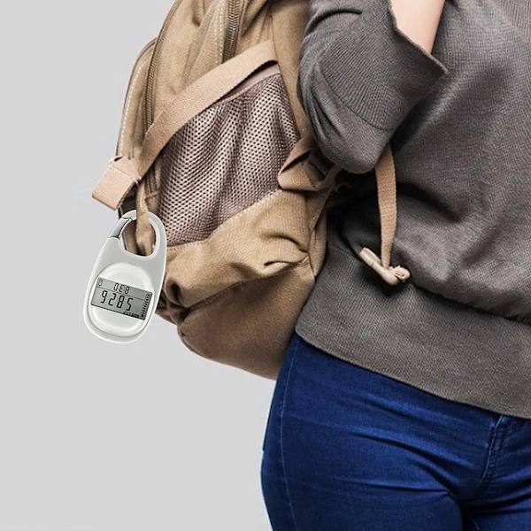 Enkel stegräknare | Stegräknare Walking 3D Stegräknare Klämma Daglig Mål Monitor Stegräknare Utan App Stegräknare för män Kvinnor Barn