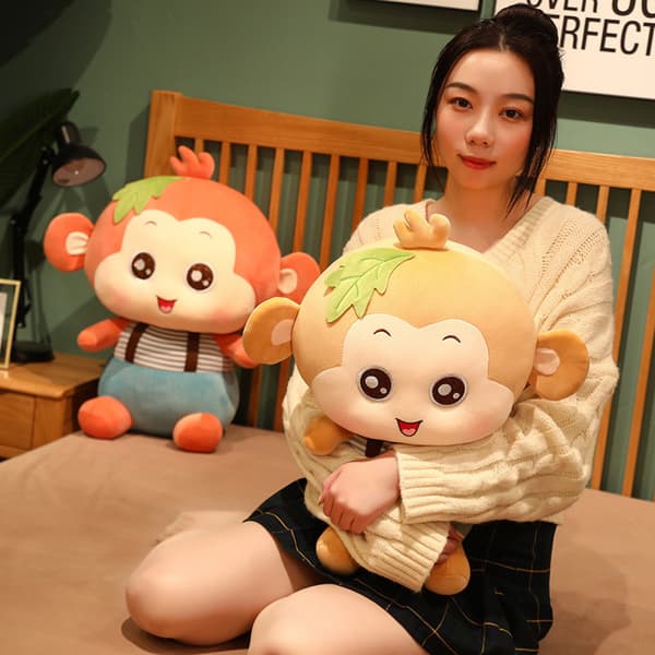 Monkey Gosedjur Söt Monkey Plyschdocka Mjuk Monkey An