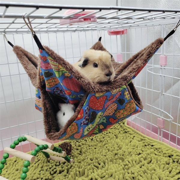 Fåglar Hängmatta Plysch Hängande Hus mådjur Ekorre 2 Layer Hammock Beds null - 3 null - 3 S