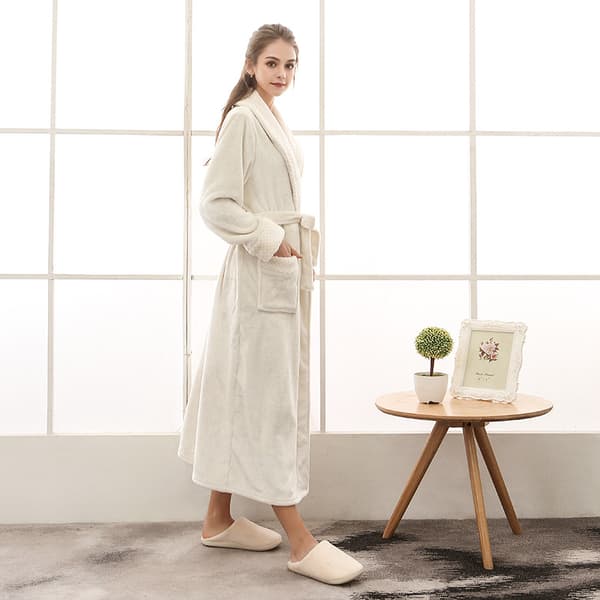 XL Storlek Höst och vinter lång och plus size flann