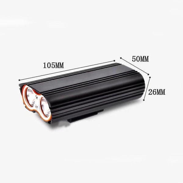 Sykkellys Lys Sykkel Sykkellampe 2000lm Led Sykkel