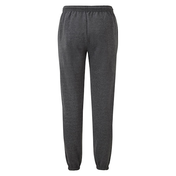 Fruit Of The Loom Joggingbyxor/joggingbot för män Elasticed Cuff Dark Heather Dark Heather M