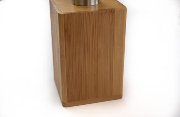 Tvåldispenser Bamboo 200ml Volumetrisk Pump Dispenser Påfyllningsbar