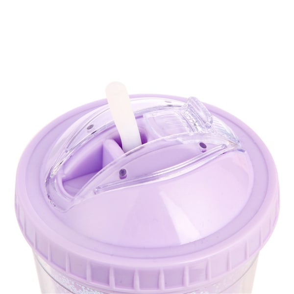 Reisekopper Vannflaske for voksne Sport Gjenbrukbar plastkopp purple