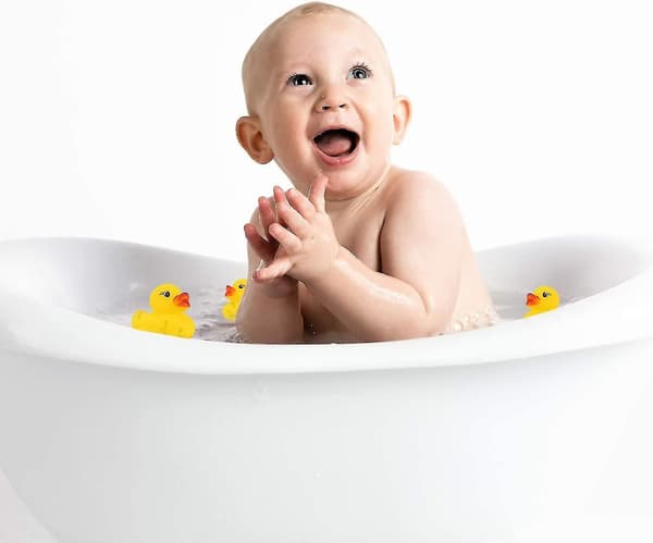 50 stk Rubber Ducky badelegetøj til børn kniber den lille gule and
