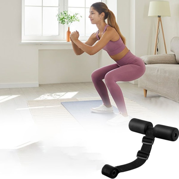1 stk Curl Band Sit Up Utstyr Hjemmetrening black