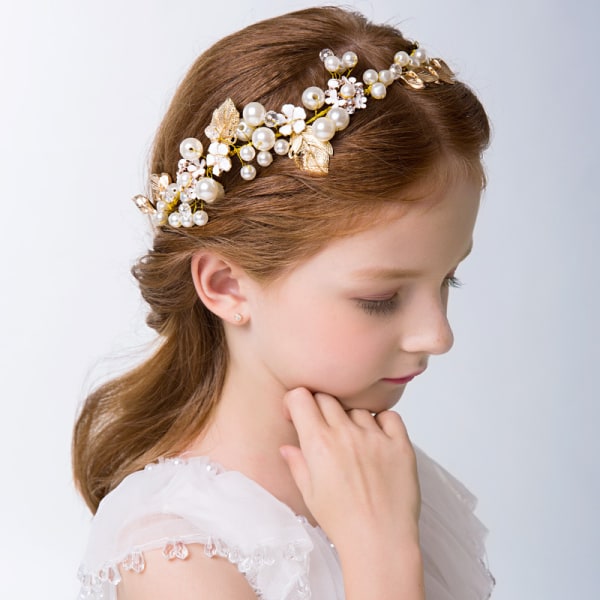 Pannband#B för hår med blommor, för bröllop, födelsedag, fotogr