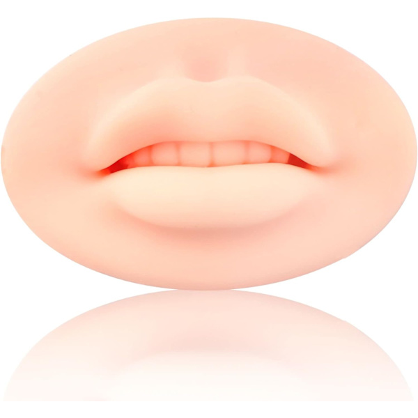 3D Open Mouth silikonihuulet harjoittelevat ihoa ja hampaita puolipysyvästi