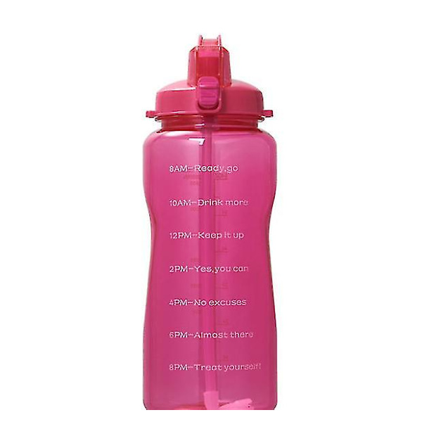 Lohill 2000ml utomhusvattenflaska med tidsmarkör style7