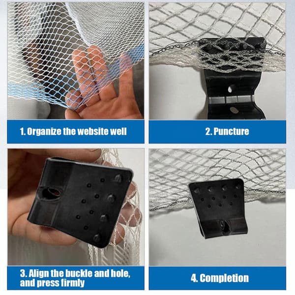 100/50 stk Sunshade Net Clip Butterfly Type Drivhusfilm-Cli blackB 100pc