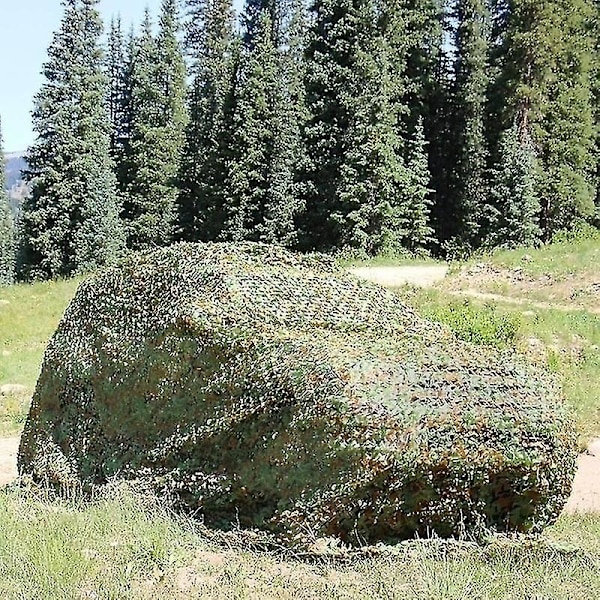 Camo Netting Solskjerm Kamuflasje Netting Persienner Uteplass Netting Netting for camping Skyting Jakt Jungle Jungle 2m by 3m