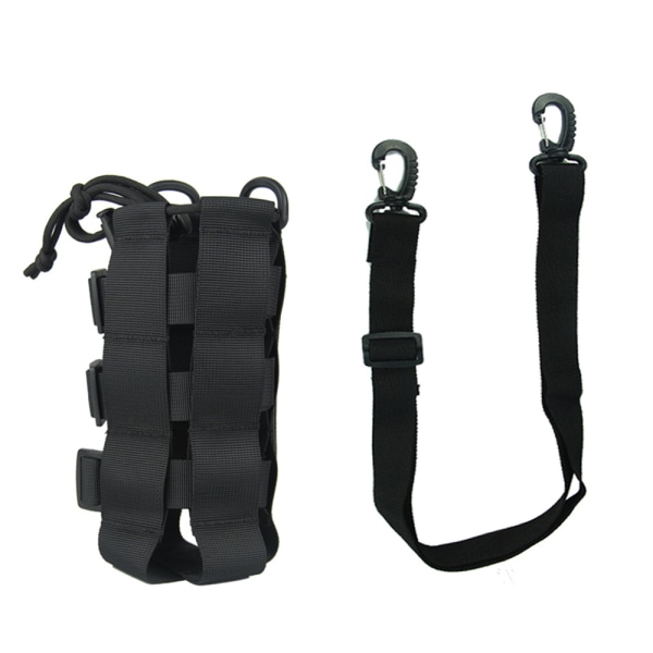 Multifunktionel Vandflaske Holder Taske Justerbar Kedel Med Dobbelt Tønde Spænder Udendørs Des Desert With Shoulder Strap