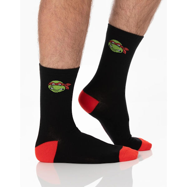 Teenage Mutant Ninja Turtles Unisex vuxensockor (paket med 5) 7 U Multicoloured Multicoloured 7 UK-11 UK