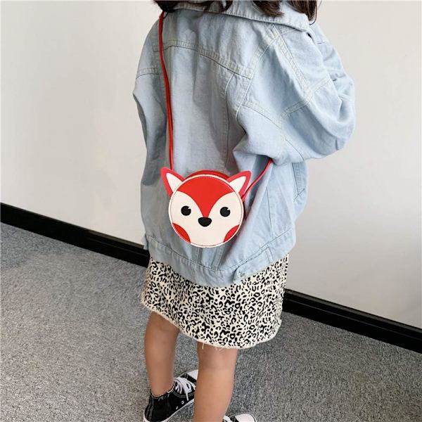 Söta tecknade små barnväskor Casual Messenger Bag Handväskor för tonårsflickor NO:4