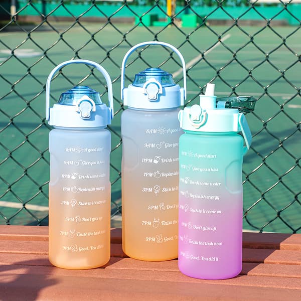 Vannflaske Sportsdrikkekopp Blå Blue 2000ml