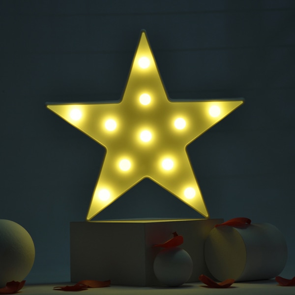 LED Plast Star Night Light, Nursery Light Wall Decor for Christmas