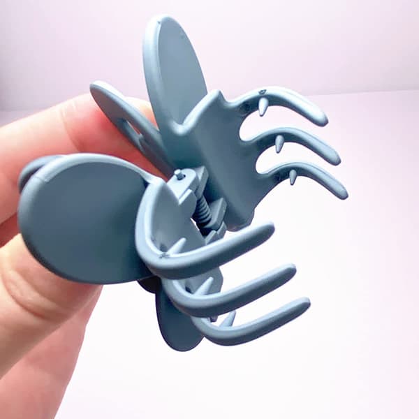 6 kpl Cute Butterfly Hiusklipsit Matt Hius Claw Clips Medium for
