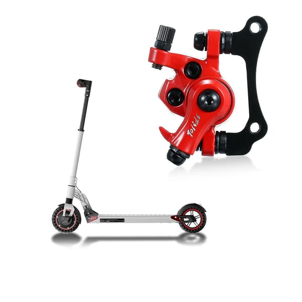 Solid skivebremsecaliper for og bag skivebremse elektrisk scooter Skivebremsecaliper udskiftning til Kugoo M4 (sort)