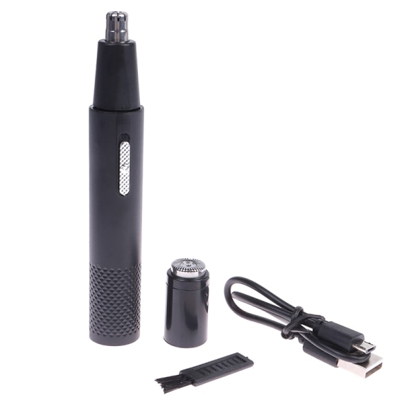 USB Elektrisk rakning Nose Ear Trimmer Nose Hair Trimmer Black