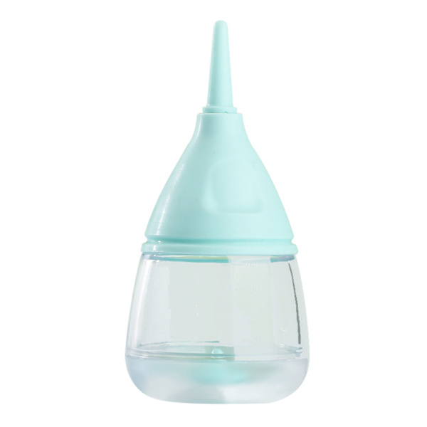 Hushållsdjursmjölksflaska Transparent bärbar amningsflaska för husdjur för inomhusbruk Blue
