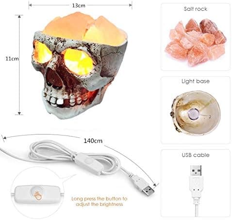 USB Lading Led Mushroom Bordlampe, Touch Sensor Skrivebordslampe Be