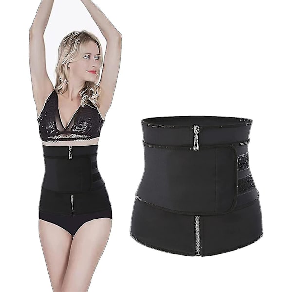 Waist trainer för kvinnor eller män Midjetrimmer Dam Svettband Korsett Sportgördel Bälte Tum