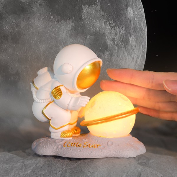 Planet Astronauts Light Night Lantern INS sovrum sänglampa Cr