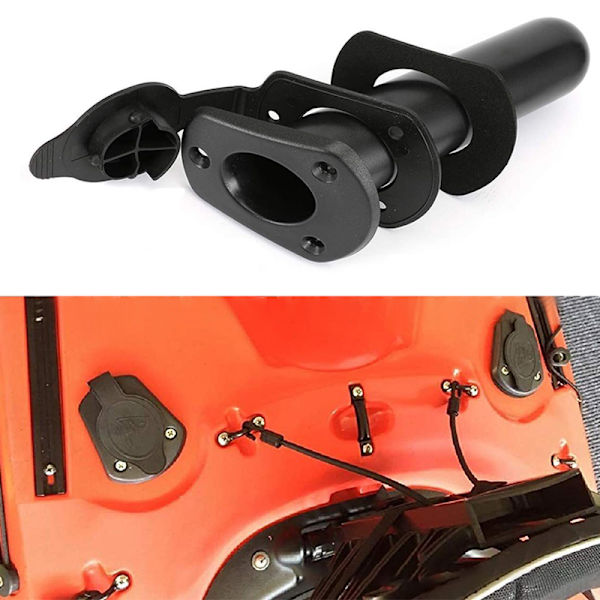 4PC Plast Flush Mount Fiskestang Holder Pakning Kajakker Båd