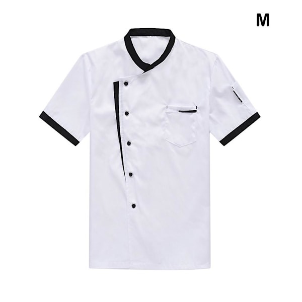 Chef Jacket Chef Coat Chef univormut Halvat Topit Hotelli Workwear M M White