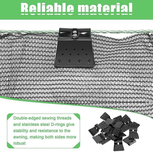 100/50 stk Sunshade Net Clip Butterfly Type Drivhusfilm-Cli blackB 100pc