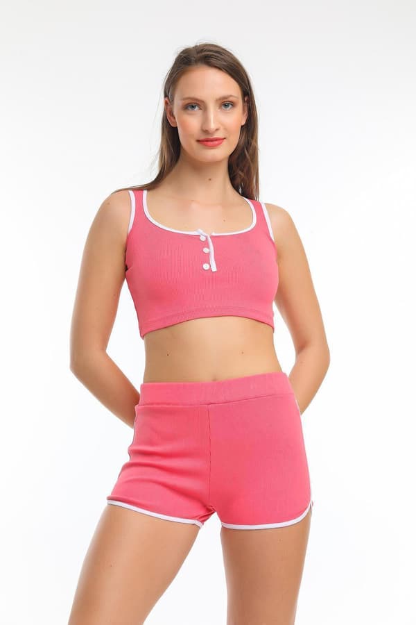 Crop toppi ja shortsit - Högtaberg MultiColor MultiColor S