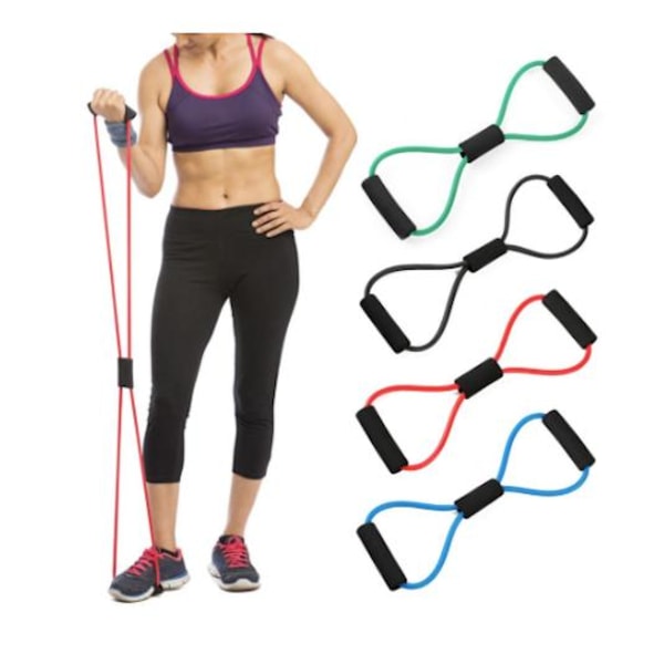 Modstandsbånd - Træningsbånd, Modstandsbånd, yoga, rehab multicolor multicolor one size
